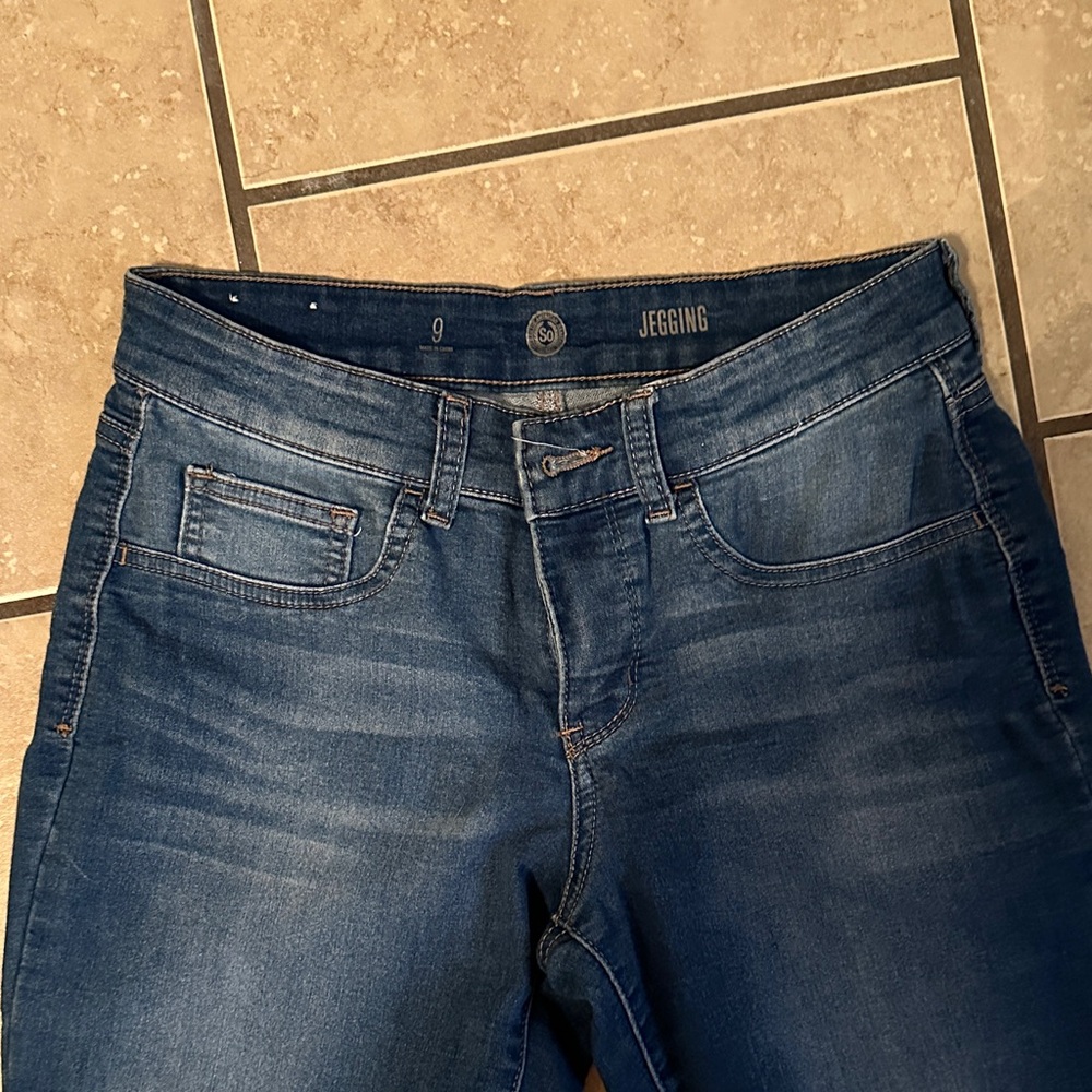 SO Women's Denim Blue Jeggings